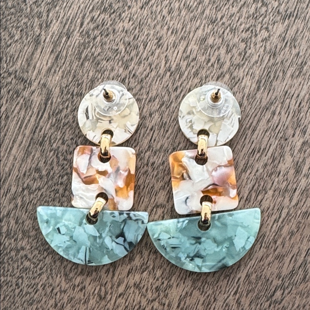 Multicolored earrings - Picture 2 of 5